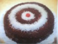 Torta chocolate com coco.